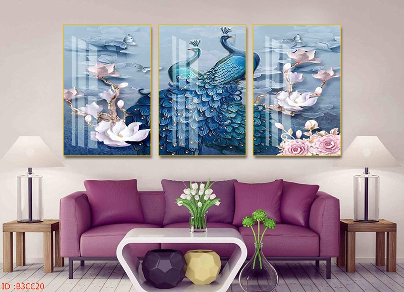 y-nghia-phong-thuy-cua-tranh-trang-guong-chim-cong-khong-tuoc