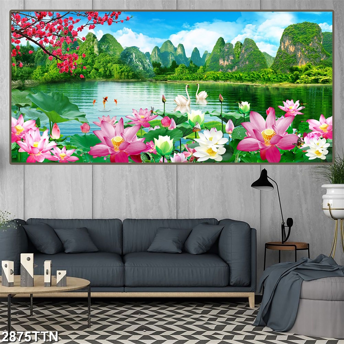 mau-tranh-canvas-son-thuy-huu-tinh-2875