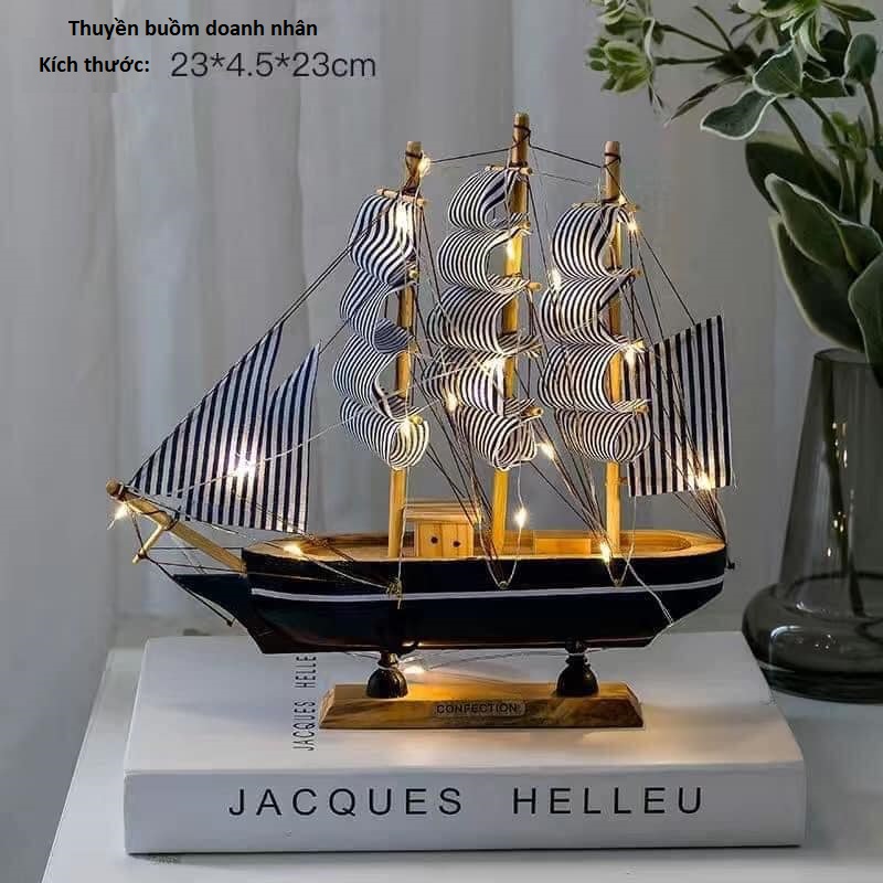 thuyen-buom-trang-tri-mau-ke-soc-xanh-trang-decor-phong-thuy