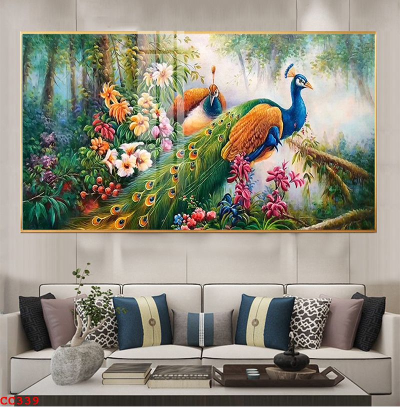 mau-tranh-trang-guong-chim-cong-339