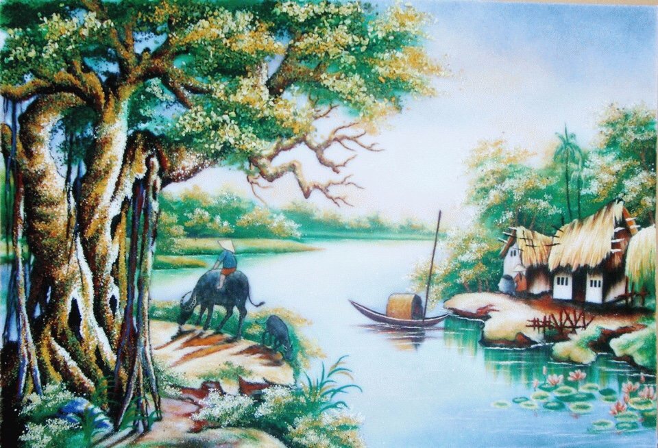 mau-tranh-da-quy-phong-canh-lang-que-0009