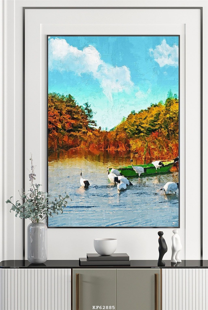 mau-tranh-trang-guong-chim-hac-62885