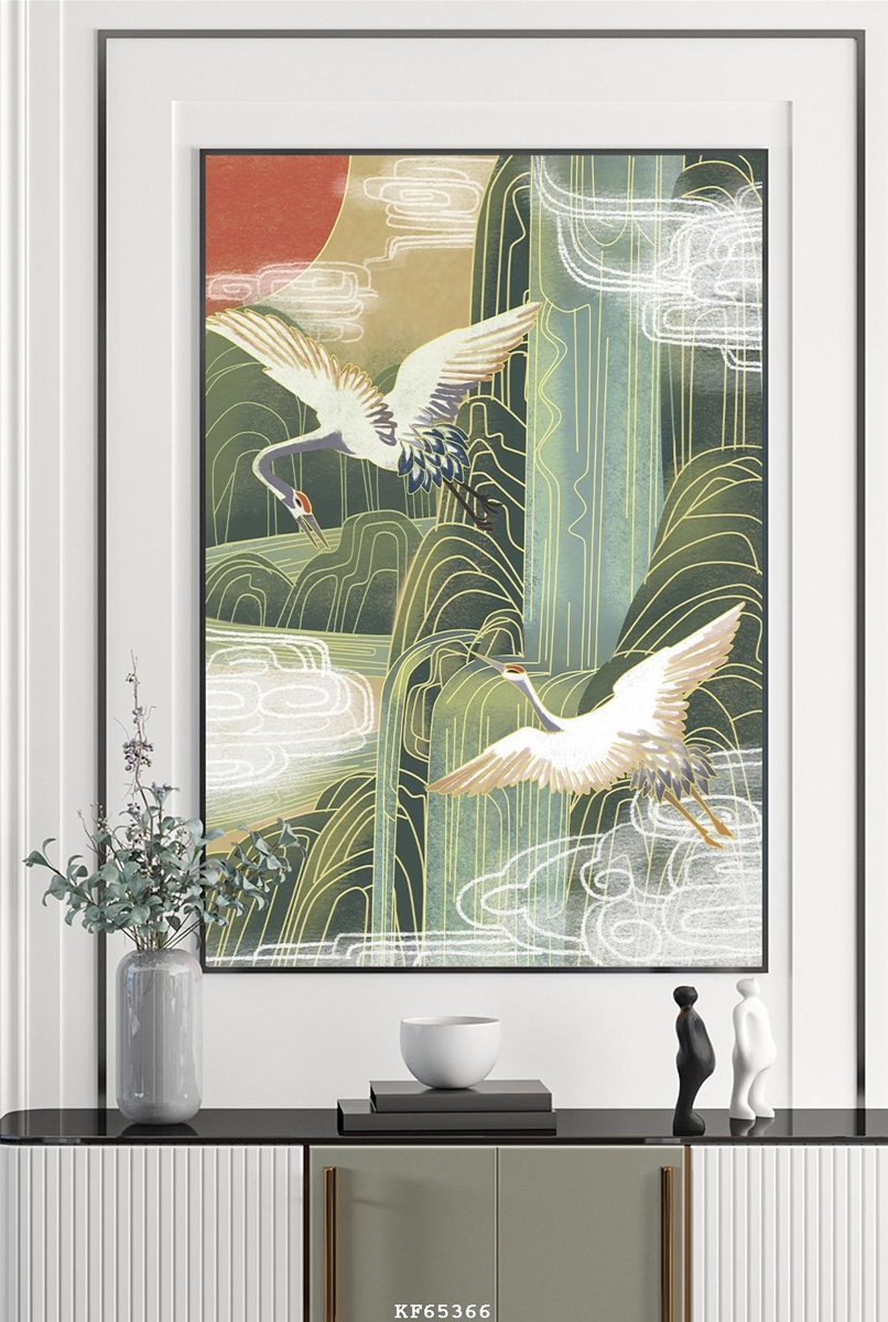 mau-tranh-trang-guong-chim-hac-65366