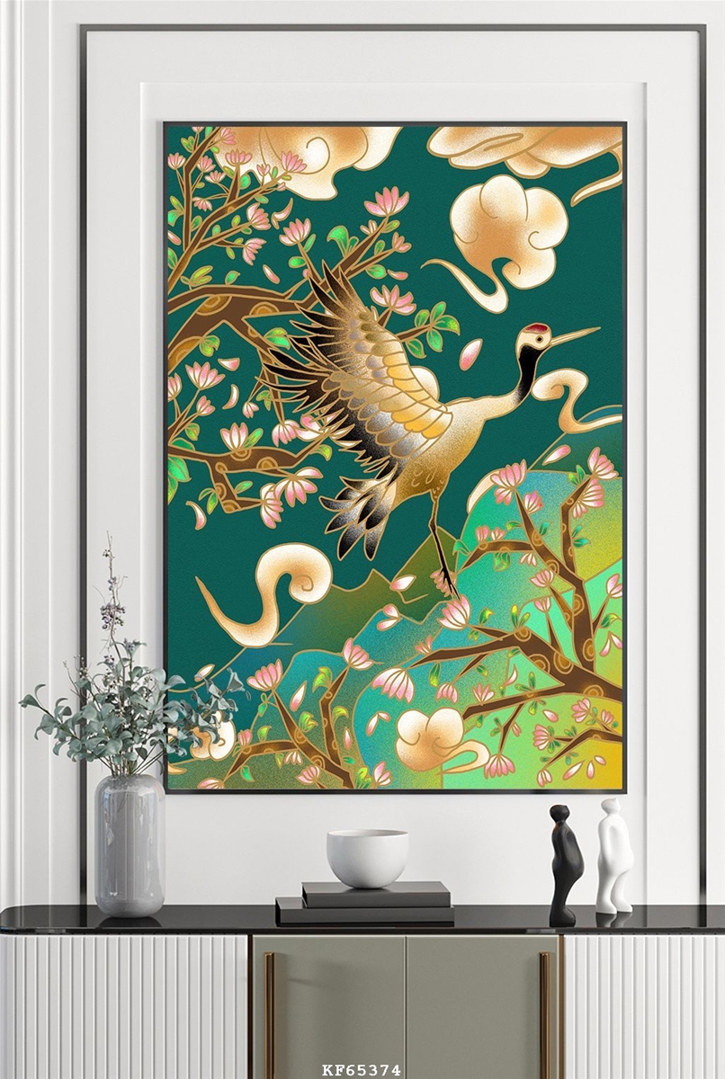 mau-tranh-trang-guong-chim-hac-65374