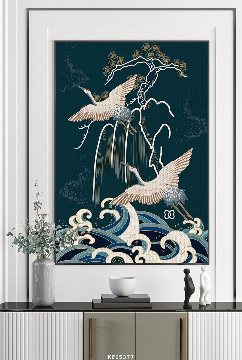 mau-tranh-trang-guong-chim-hac-65377