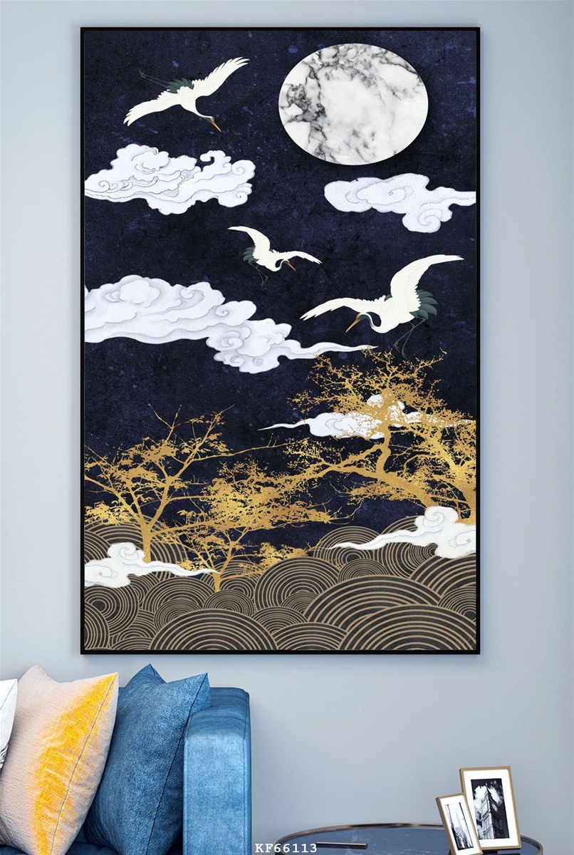 mau-tranh-trang-guong-chim-hac-66113