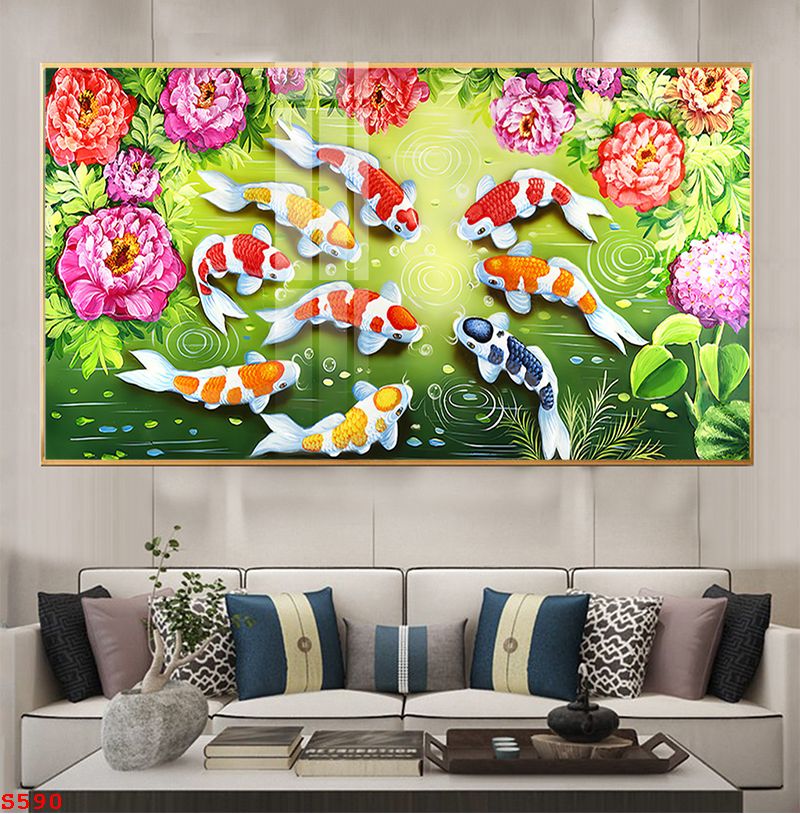 tranh-trang-guong-phong-thuy-ca-chep-s590