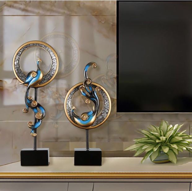 cap-tuong-chim-phuong-hoang-trang-tri-phong-khach-hien-dai